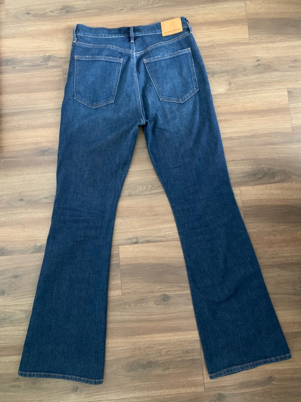 DENIM FORUM JEANS Women’s MARIANNE FLARE HIGH WAIST ITALIAN ORGANIC COTTON SZ 29 - Picture 12 of 12